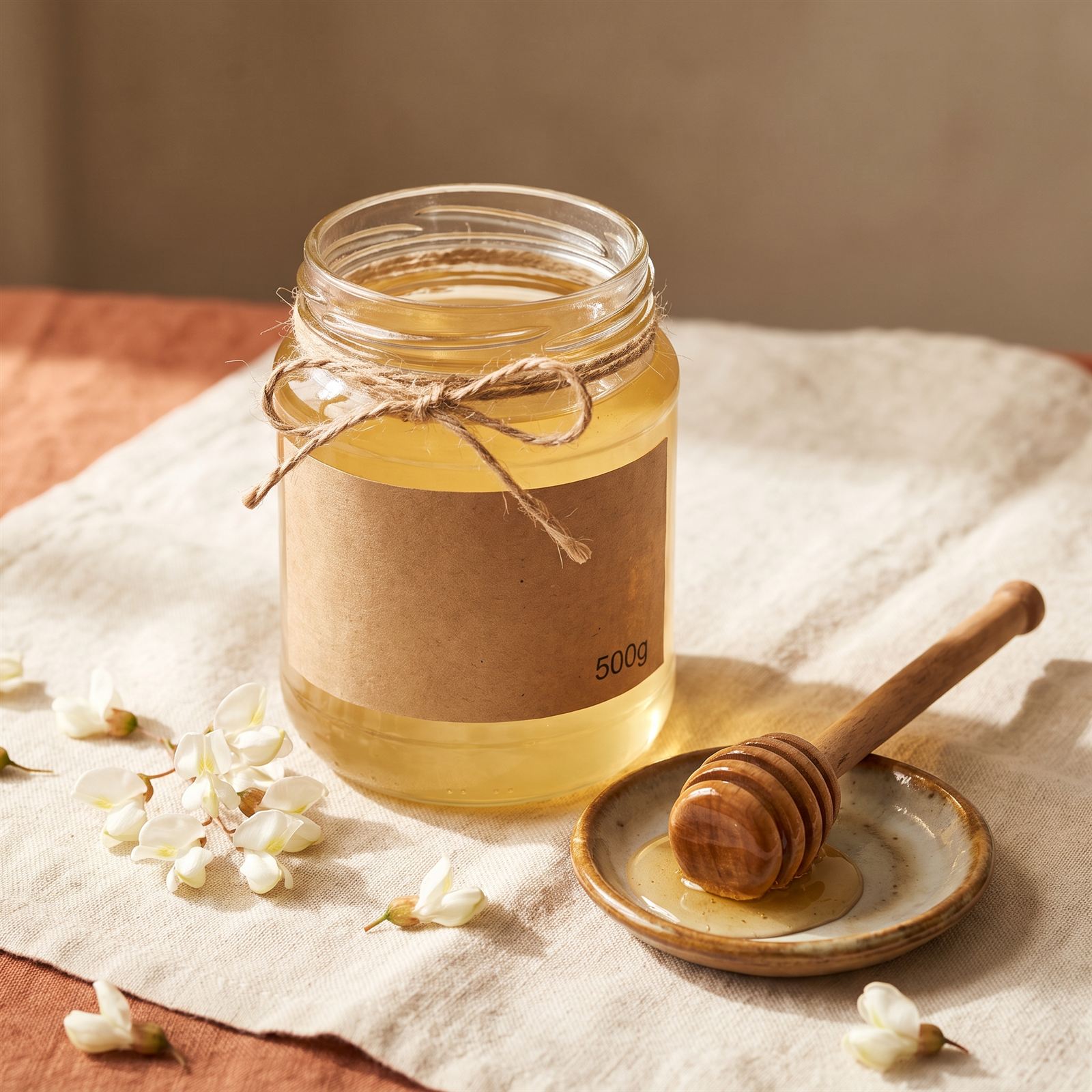 Miere de salcâm 500g — imaginea 1